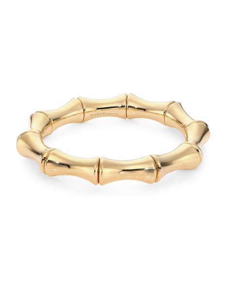 gucci gold bangle bamboo bracelet